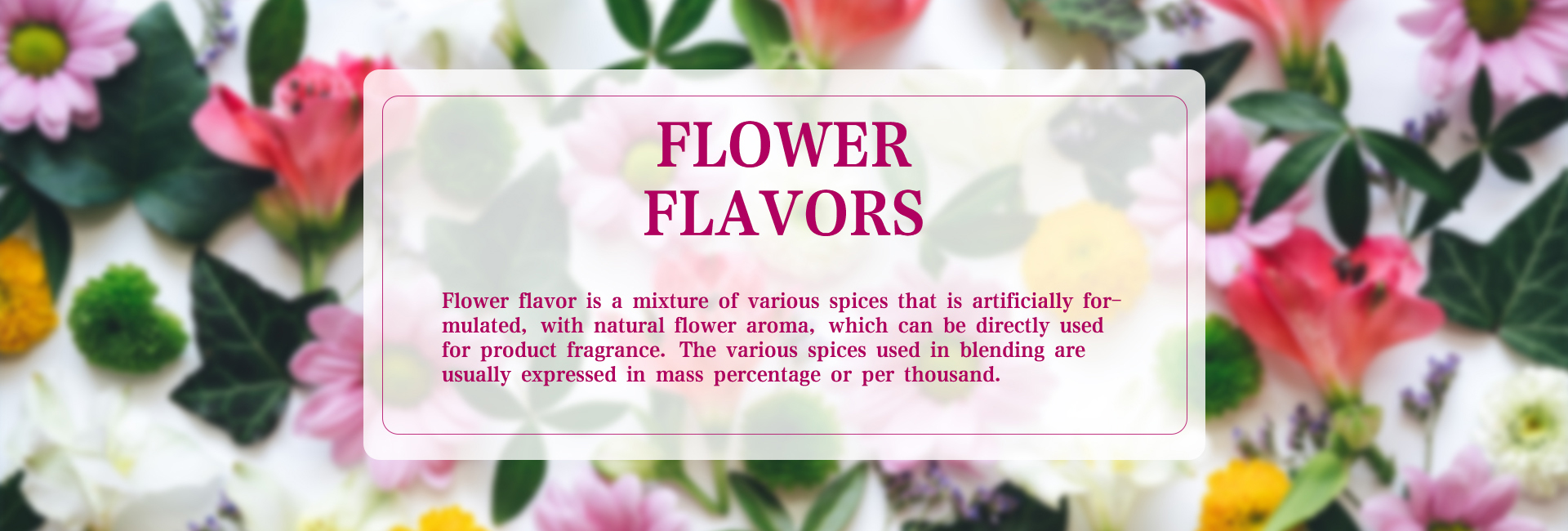 Flower Flavor Flavoring Essence For Cosmetic ,Lawangda Flavor